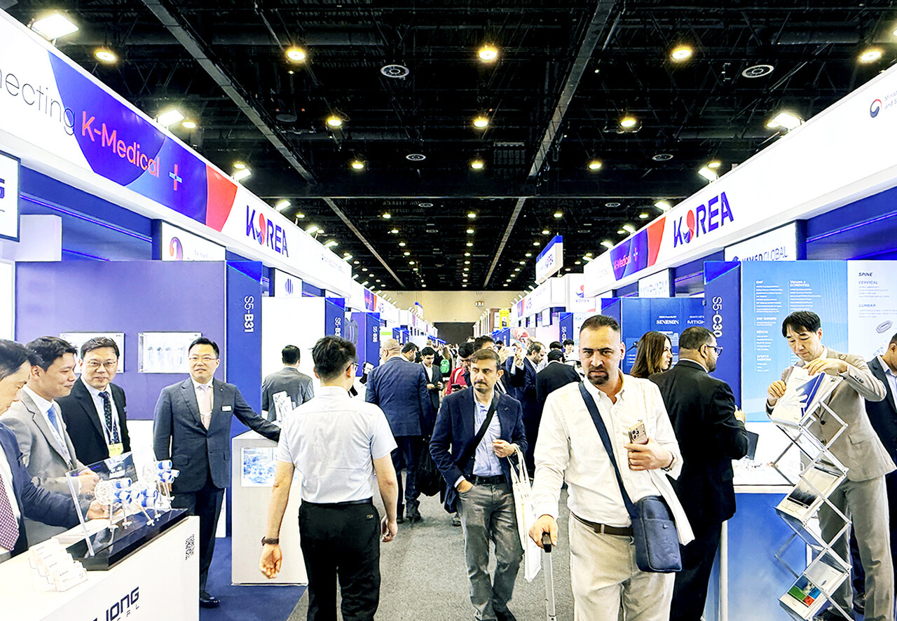 한국의료기기협동조합은 2월 9일부터 12일까지 두바이 익스비션 센터에서 열린 ‘WHX 두바이 2026’에 82개 기업 규모의 한국관을 구성해 참가했다. [한국의료기기협동조합]